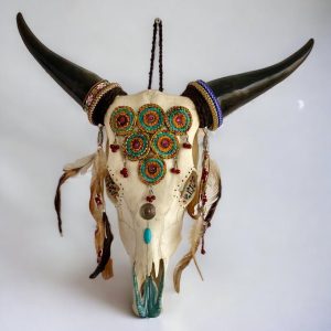 Tulum Bull Skull